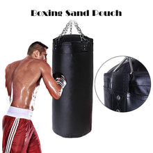 Load image into Gallery viewer, Boxing Sandbags Punch Bag with Heavy Duty Steel Chain for Home Outdoors Gym Muscle fitness equipment