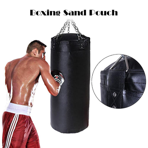 Boxing Sandbags Punch Bag with Heavy Duty Steel Chain for Home Outdoors Gym Muscle fitness equipment