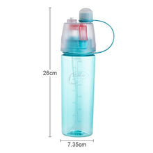 Load image into Gallery viewer, Frosted water bottle leak-proof candy color bottle travel yoga sports camping camping home
