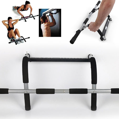 Doorway Chin Up Horizontal Bars Steel 110kg Adjustable Home Gym Workout Push Up Training Sport Fitness Sit-ups Equipments HWC