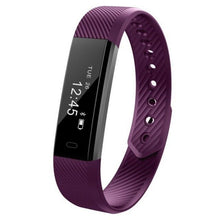 Load image into Gallery viewer, Fitness Tracker/Step Counter/Activity Monitor Band/Alarm Clock Vibration Wristband For IOS Android
