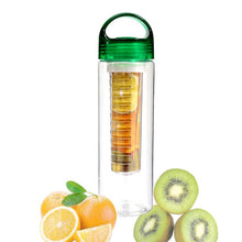 Load image into Gallery viewer, Tritan Plastic Sports Shaker Water Bottle Fruit Infuse Juice Bottle Home Outdoor Travel Drinkware