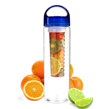 Load image into Gallery viewer, Tritan Plastic Sports Shaker Water Bottle Fruit Infuse Juice Bottle Home Outdoor Travel Drinkware