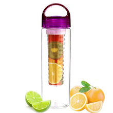 Load image into Gallery viewer, Tritan Plastic Sports Shaker Water Bottle Fruit Infuse Juice Bottle Home Outdoor Travel Drinkware